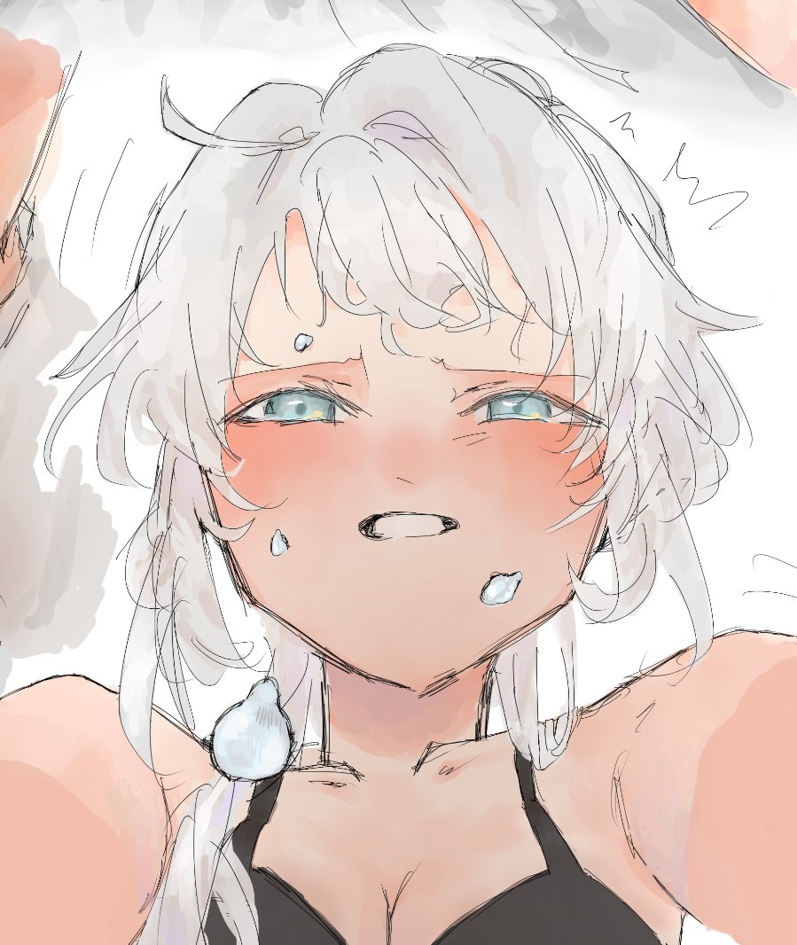 ame05pi's tweet image. 深夜だしギリ健全判定になったりしないですかね…
みんなにこのキアナちゃんの顔と腹を見て欲しくて…