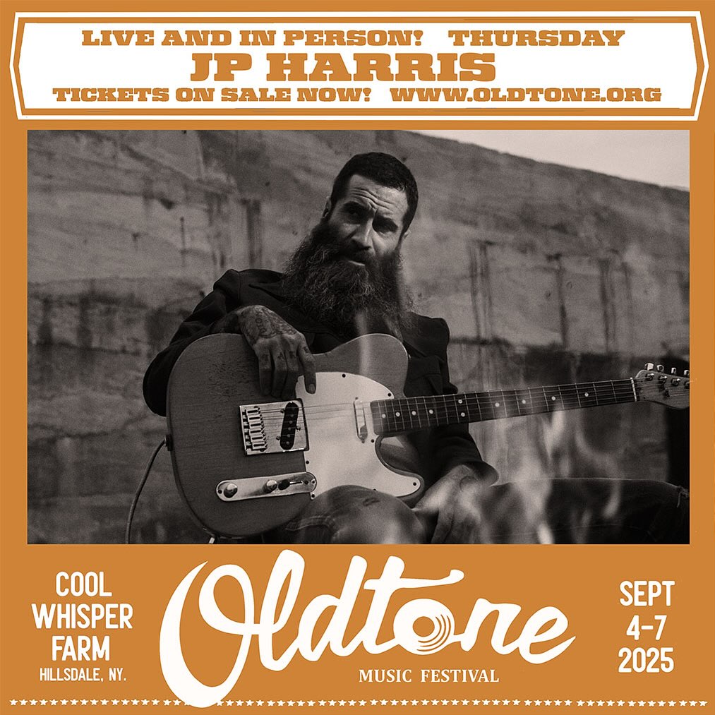 BSHQ's tweet image. Live and in person! Catch JP Harris ( @ilovehonkytonk ) at the Old Tone Music Festival in Hillsdale, NY on September 4-7.
Tickets at oldtone.org