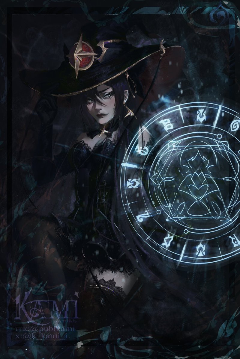 k_kami_i's tweet image. Mona the witch
#MonaMegistus