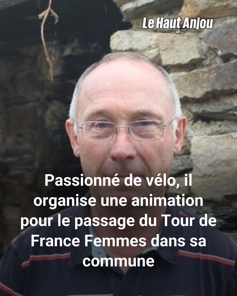 À Brain-sur-Longuenée, Jean-Paul Brisset prépare une fête conviviale pour célébrer le passage du Tour de France Femmes, avec démonstrations et jeux ! 🚴‍♀️✨
➡️ l.hautanjou.fr/ft