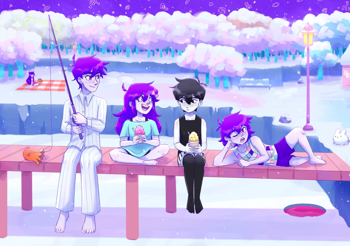 OMORI OST 030 - Snow Forest - A Single Flower Blooms 

Another one of my favorite tracks ❤️ happy I got to draw this one too!

#OMORI #omoriostzine