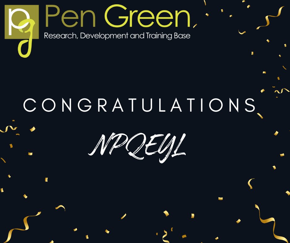 🎉 Huge congratulations to our NPQEYL cohort!

You've officially completed all your coursework — a fantastic achievement and a big step for early years leadership 👏

We’re proud of each and every one of you!

#NPQEYL #EarlyYears #Leadership #PenGreen