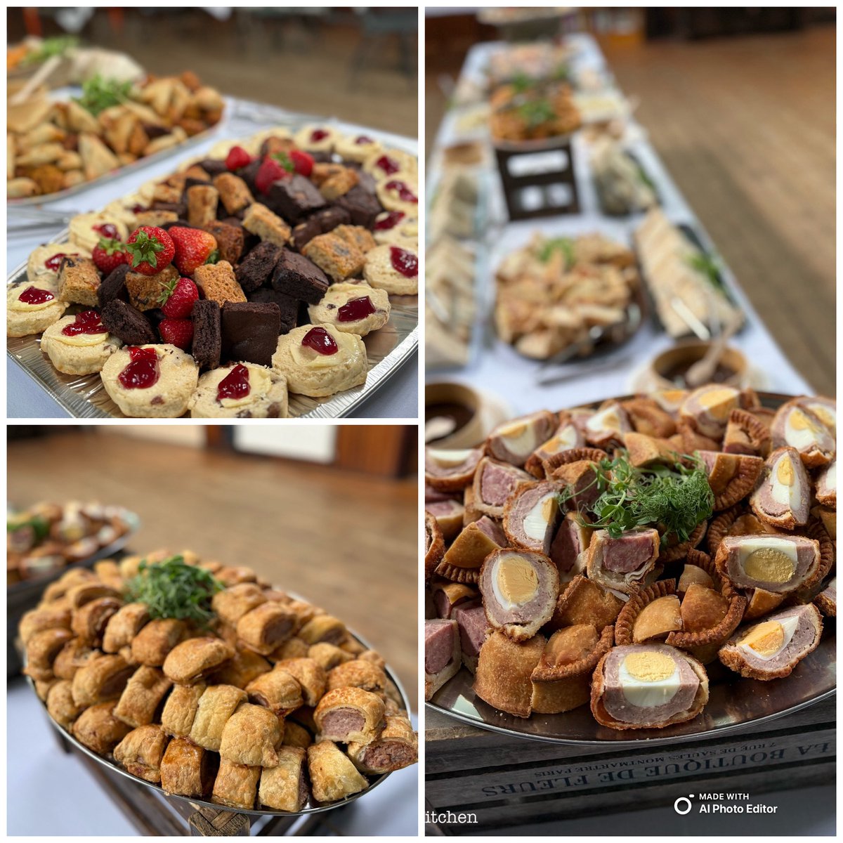 All set with a large #coldbuffet for 100 guests … #funeraltea #catering #coldbuffetcatering … we stayed to ensure the table was kept tidy and topped up with all dirty plates etc collected in … #professionalcaterers #cateringforalloccasions #melthamcaterers …