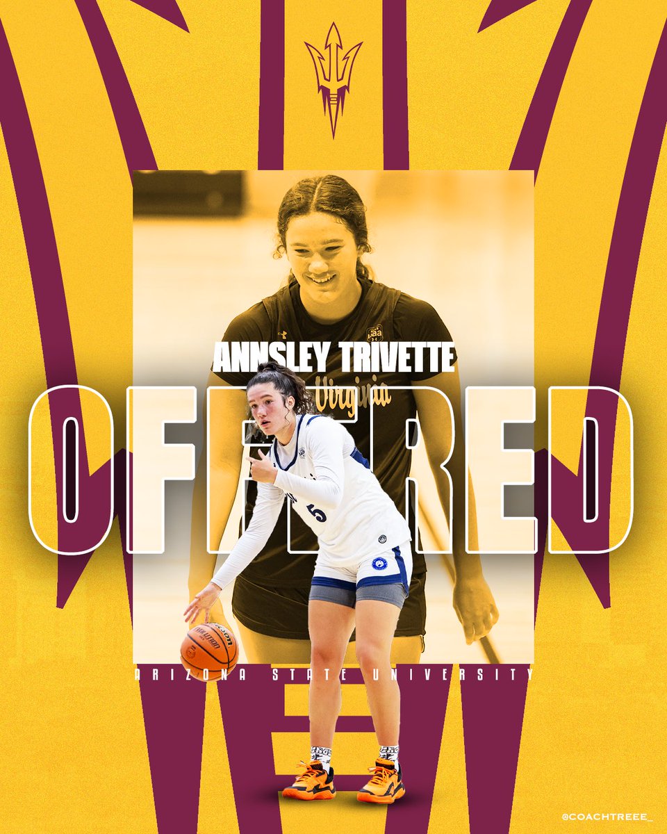 WVThunderUAA's tweet image. Annsley Trivette β26 (@Anns_Triv01) has picked up an offer from Arizona State!
#WVThunderFam | β‘οΈβ‘οΈ