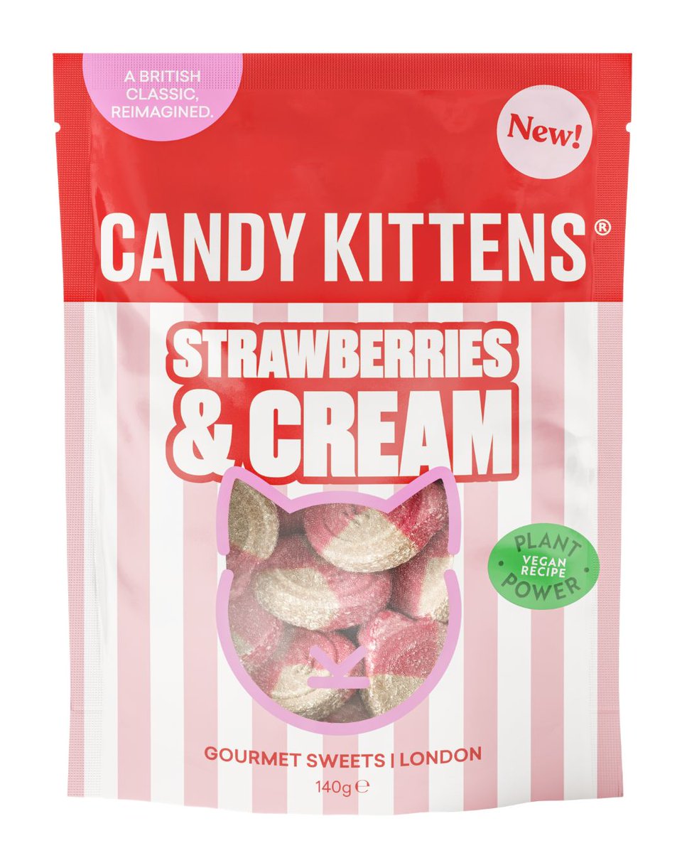 TheGrocer's tweet image. NEW 🍬 Sweets
Candy Kittens is putting a “modern spin on traditional British sweet flavours”
It has launched Rhubarb & Custard, Strawberries & Cream and Lemon Sherbet available from 30 July (rsp: £2.50/140g)
🔗 See where to get them here: thegrocer.co.uk/new-product-de…