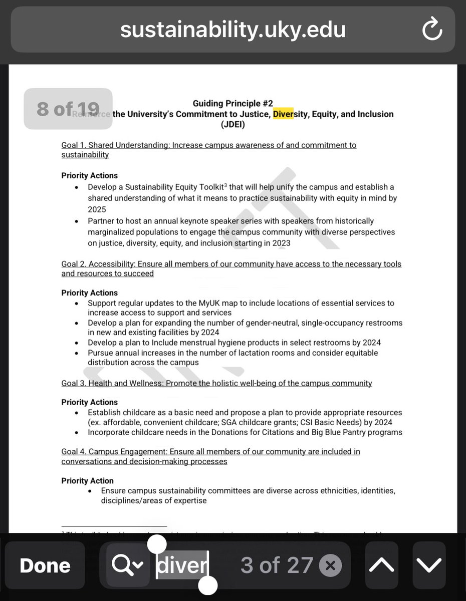 Mr_FrazierKY's tweet image. Oh, @UKYpres. 

I'm finding more for @usedgov, @CivilRights, and @EDSecMcMahon!

The names may change, but the #DEI mission shall stay the same as "environmental stewardship'....right, @universityofky?

#SeeDEI #SeeBlue #UKYDEI #FEARtheBinders

sustainability.uky.edu/sites/default/…