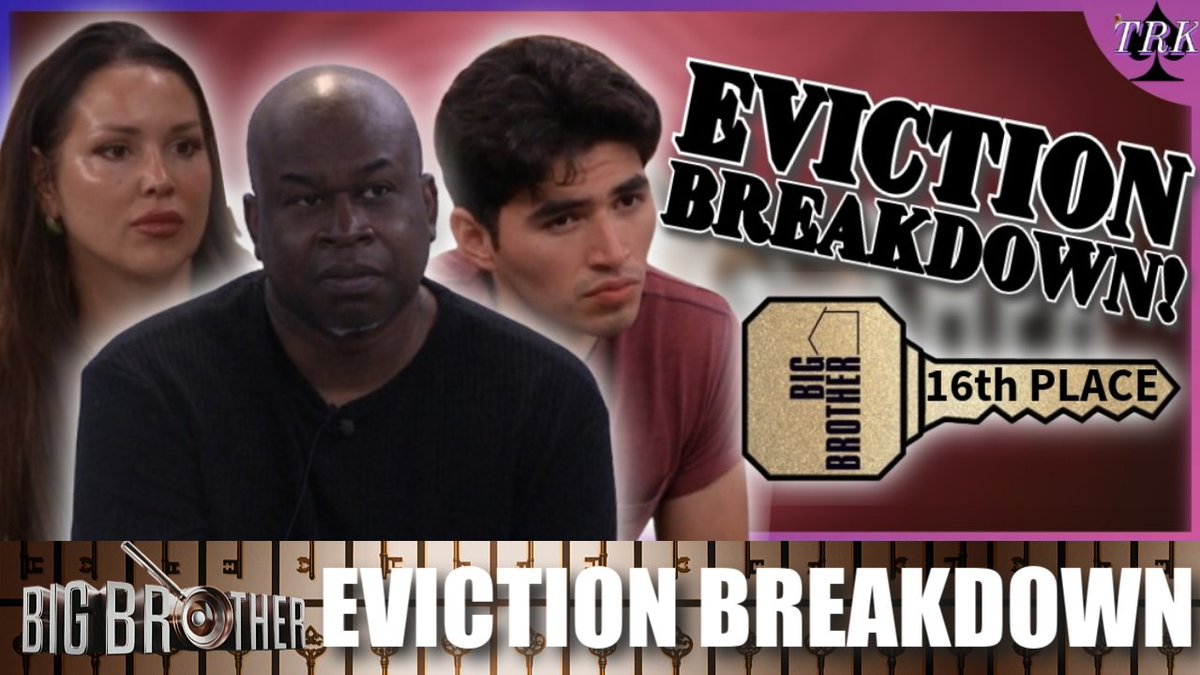 TRealityKingdom's tweet image. Happy Eviction Day! 🥳 As always we will be LIVE🚨 AT 8:15PM Ct right after the episode to discuss the episode and all the details on Why the evicted houseguest went home! Be sure to join us! 💜💯 #BB27

Big Brother 27 | Week 2 Eviction Breakdown youtube.com/live/kIWt5D4_p… via…