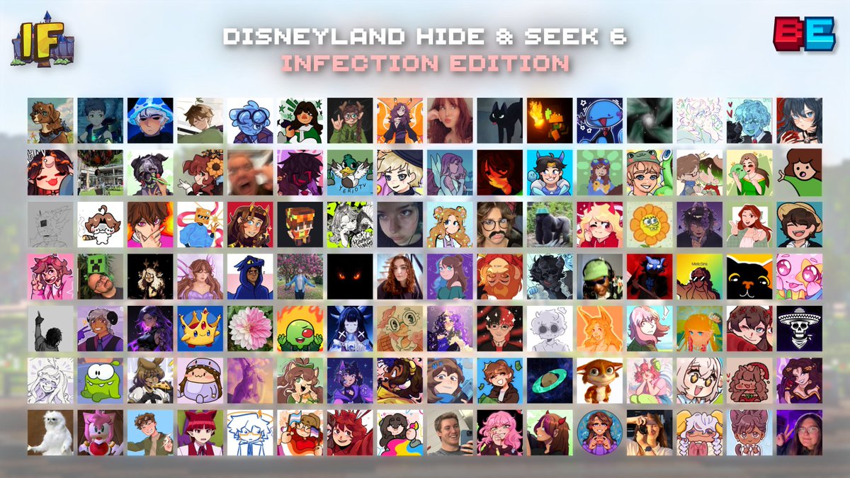 bumpyJake's tweet image. Introducing the players for
π° Disneyland Hide & Seek: INFECTION EDITION π
See you all tomorrow at 9pm BST!! β¨
π @Imagine_Fun