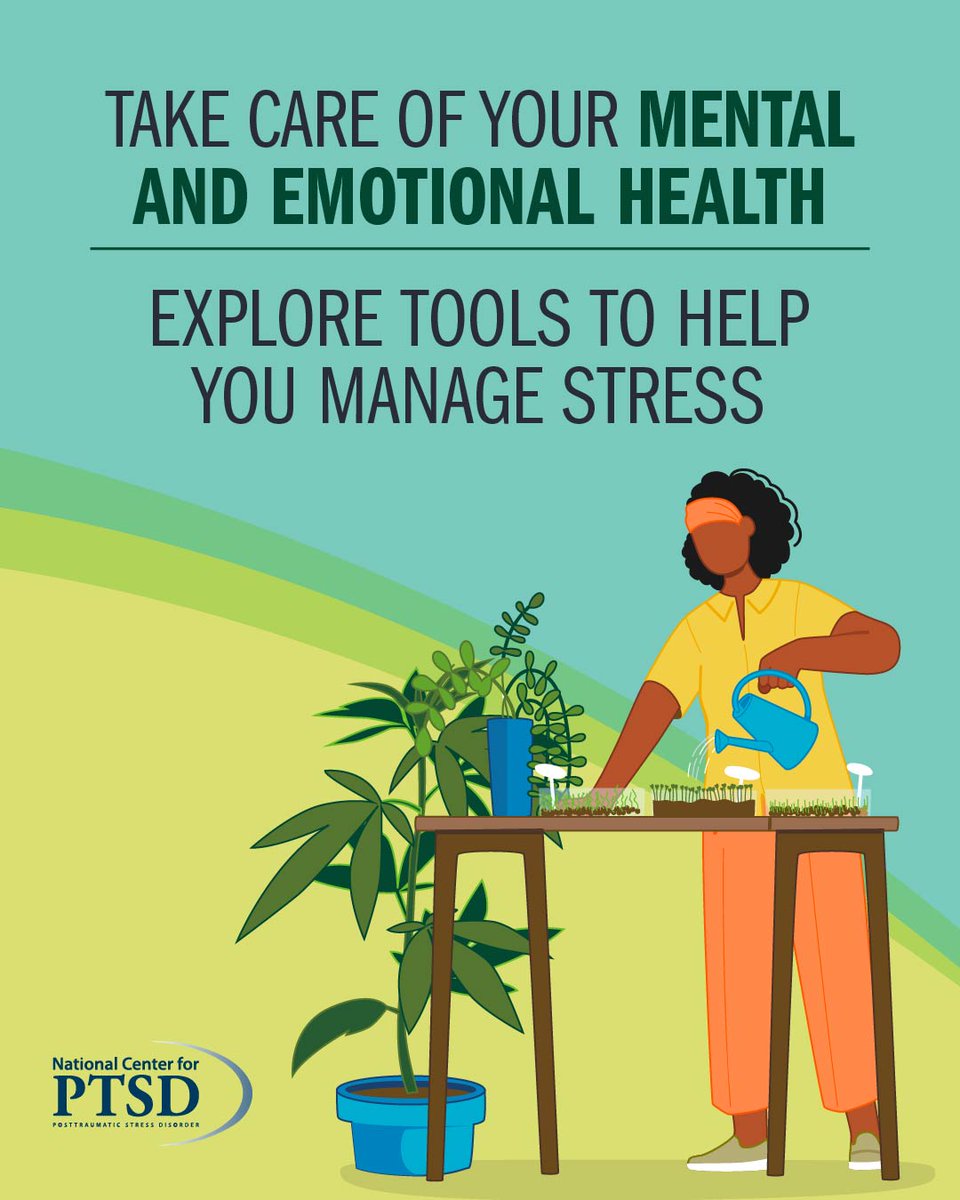 VA_PTSD_Info's tweet image. Self-help and coping skills help you take care of your mental and emotional health. Good coping takes practice—find information about stress reactions, ways to cope, and tools to help manage your stress: ptsd.va.gov/gethelp/selfhe…
#selfhelp #selfcare #copingskills #mentalhealth
