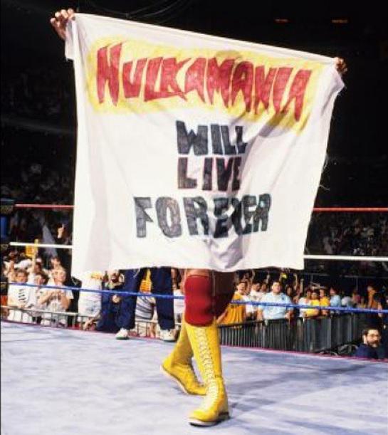 MongoSlade8's tweet image. Hulk Hogan, the Man Died. 
Men die. 
But HULKAMANIA WILL LIVE FOREVER
#RIPHulkster