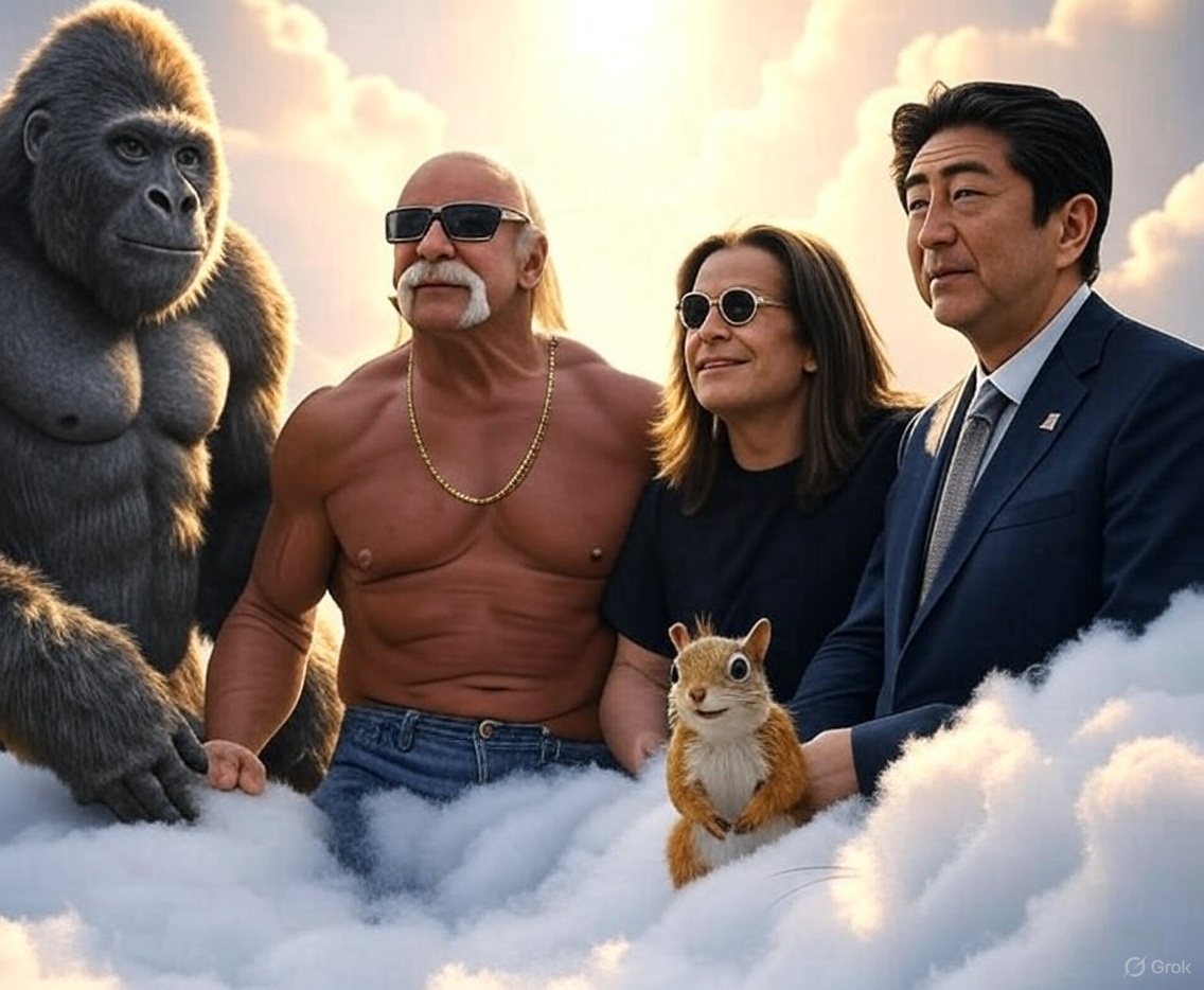 They're all looking down on us right now.