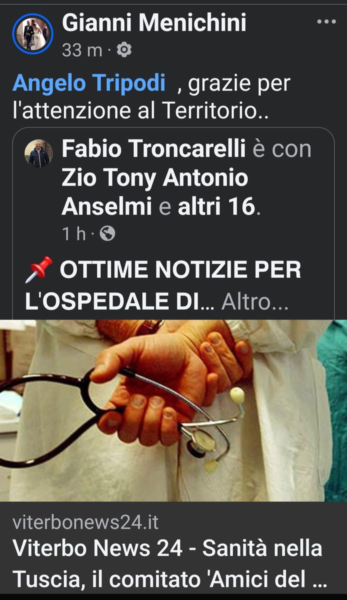 giemme611's tweet image. #tuscia #Viterbo #forzaitalia #sanità #regionelazio #Ronciglione #ospedale @Antonio_Tajani Si lavora sul Territorio e per il Territorio.