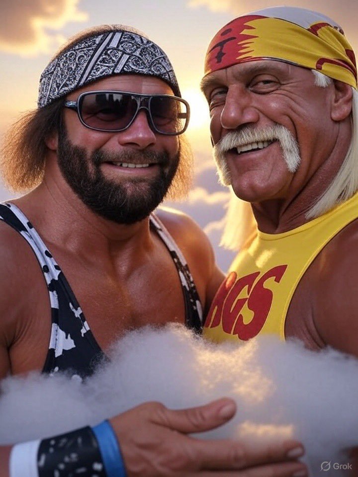 *Randy Savage greets Hulk Hogan at the Pearly Gates*

“Is this it, brother?”

“Hell yeah, brother, I’ve been waiting for you”

“So what now, brother?”

“Get ready brother, we’ve got a tag team match against Andre and Harambe, they go by ‘Andrambe’ here”

“Hell. Yeah. Brother.”