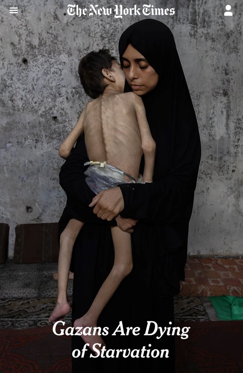 (İsrail) Gazzeliler(i) açlıktan öl(dür)üyor!