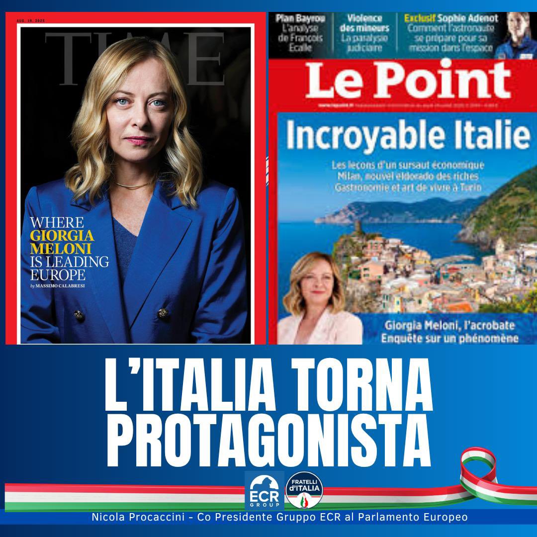 NProcaccini's tweet image. Autoarticolati di gastroprotettori per chi odia Giorgia e l’Italia 😏

#24luglio #Time #giorgiameloni