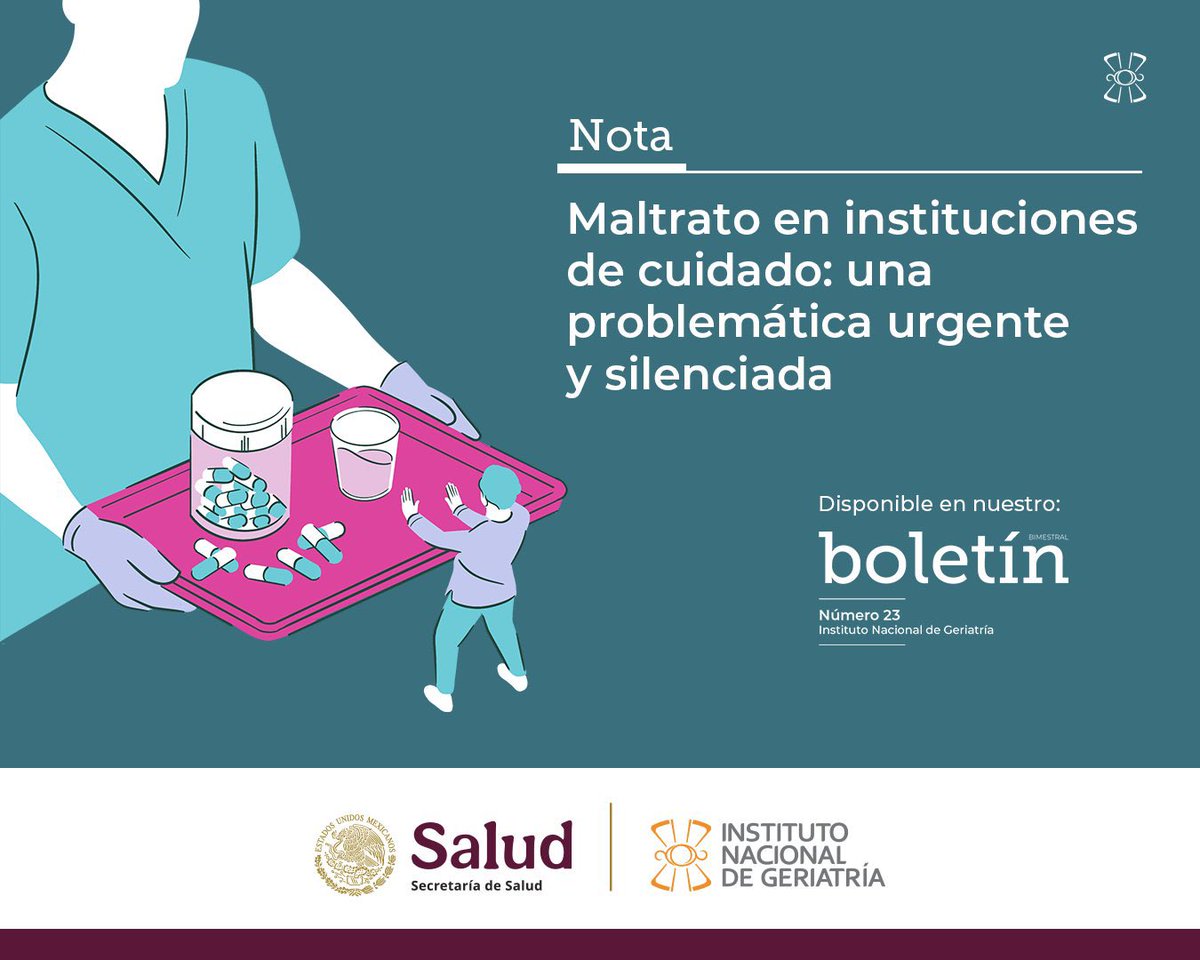 INGER_mx's tweet image. Cada vez más personas mayores viven o son atendidas en instituciones. Aunque buscan brindar cuidados, también pueden convertirse en escenarios de maltrato o vulneración de derechos.
📌 Lee más en nuestro boletín: bit.ly/4kDBMb9