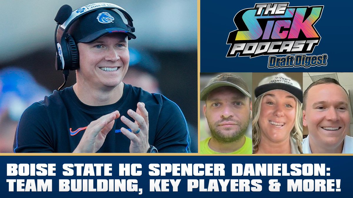 sickpodnfldraft's tweet image. 🚨New Episode🚨

Boise State head coach @Coach_SD joins @DraftVogel &amp;amp; @Emilnem to discuss:

🔵 Approach to team building
🔵 Fun personal stories
🔵 The standout talent

Full pod👇
Watch: youtu.be/KG8iAivt558
Listen: traffic.megaphone.fm/SICMED66094211…

#thesickpodcast
