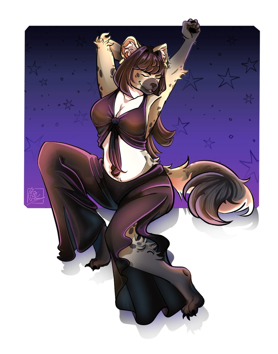 CrossfireC4t's tweet image. Big stretch after a long night out
🎨: @Autummn_Leaff 🖤🖤🖤