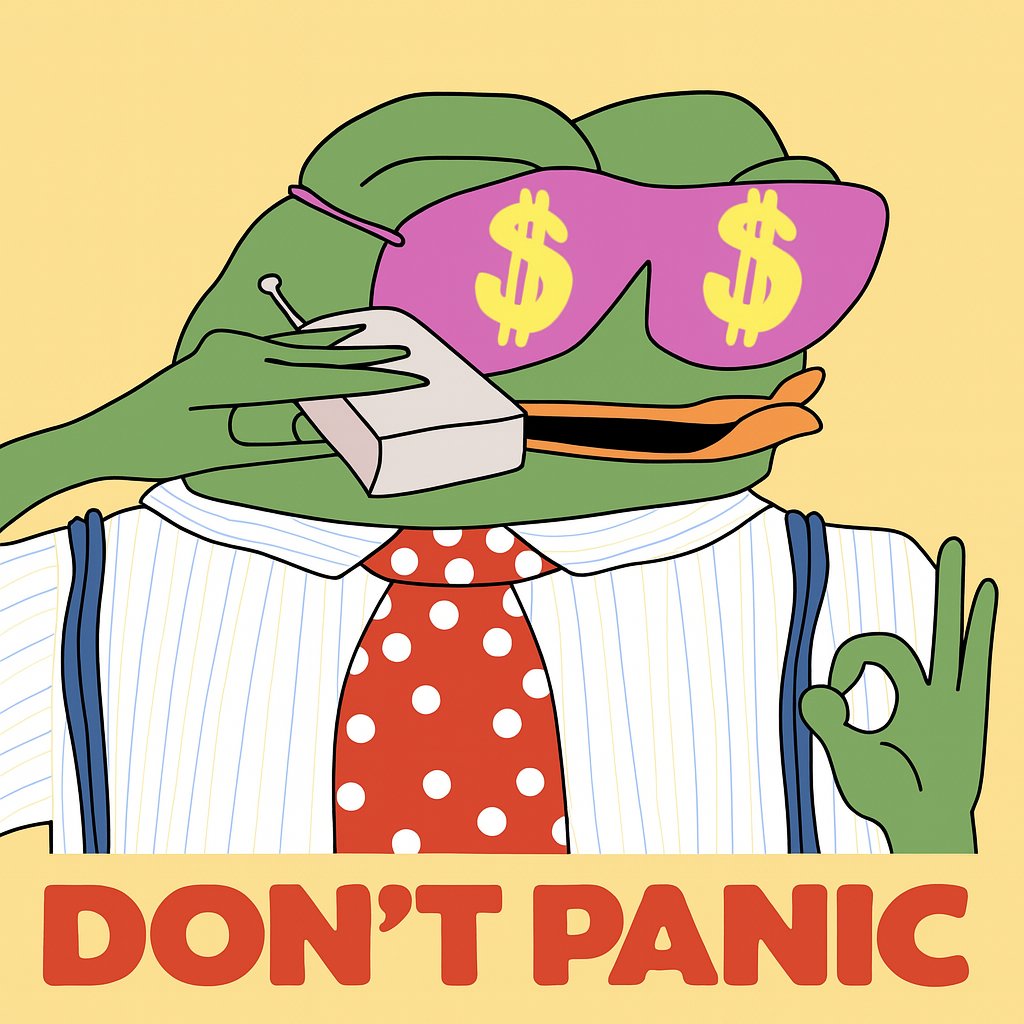 CavinKrenik's tweet image. 🚨DON’T PANIC🚨
Wall Street Pepe just intercepted a hyperspace trade signal
Markets melting up. Charts glowing green.
@WEPEToken 🐸⚔️
#Crypto #MemeCoin #WEPE
@binance @coinbase @krakenfx @kucoincom @bitfinex @Bybit_Official @MEXC_Official @gate_io @okx @Bitgetglobal