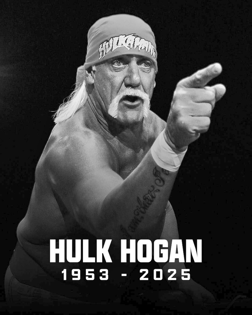 JesseCohenInv's tweet image. Hulk Hogan is dead at 71.
Rest in peace, brother.
Thanks for all the childhood memories.