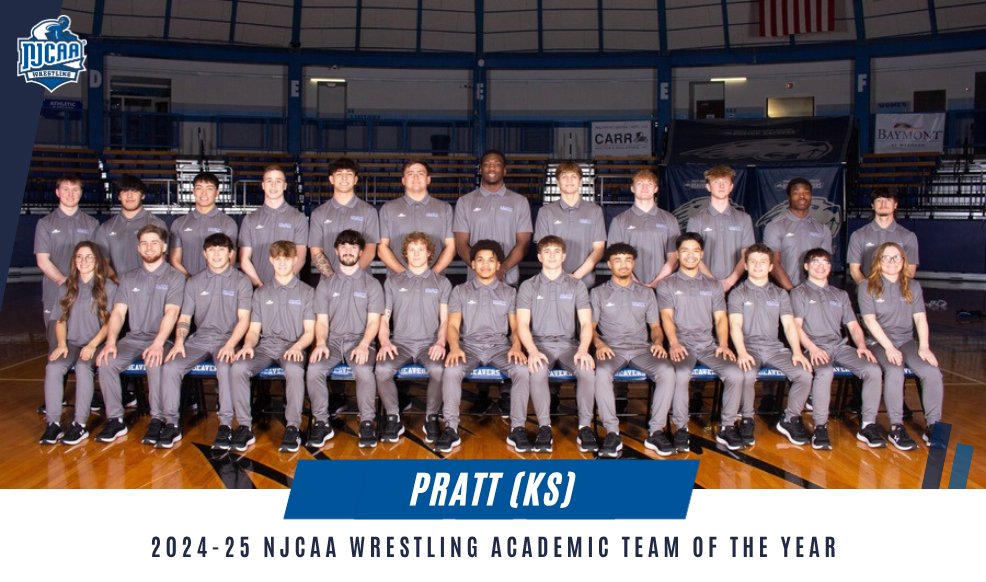 🏆.<a href="/PrattBeavers/">Beavers Sports</a> has been named the 2024-25 #NJCAAWrestling Men's Academic Team of the Year with a 3.71 GPA!

Full List | njcaa.org/awards/academi…