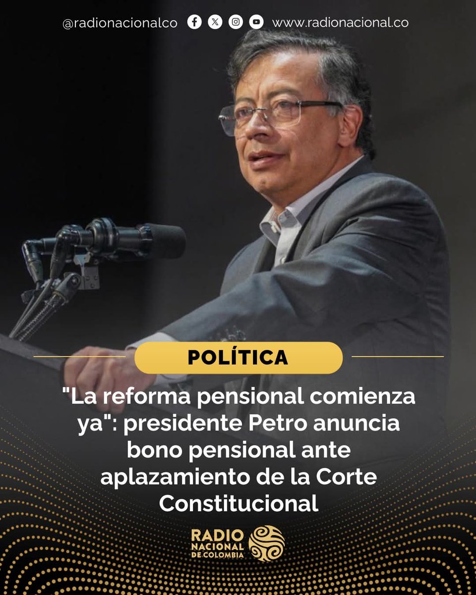 ⚠️ La Corte Constitucional vuelve a aplazar la reforma pensional, dejando en espera a 2,8 millones de adultos mayores sin ingresos.
Lo más indignante: magistrados con sueldos superiores a $39 MILLONES y pensiones vitalicias bloquean un derecho que el pueblo votó.

Mientras tanto,