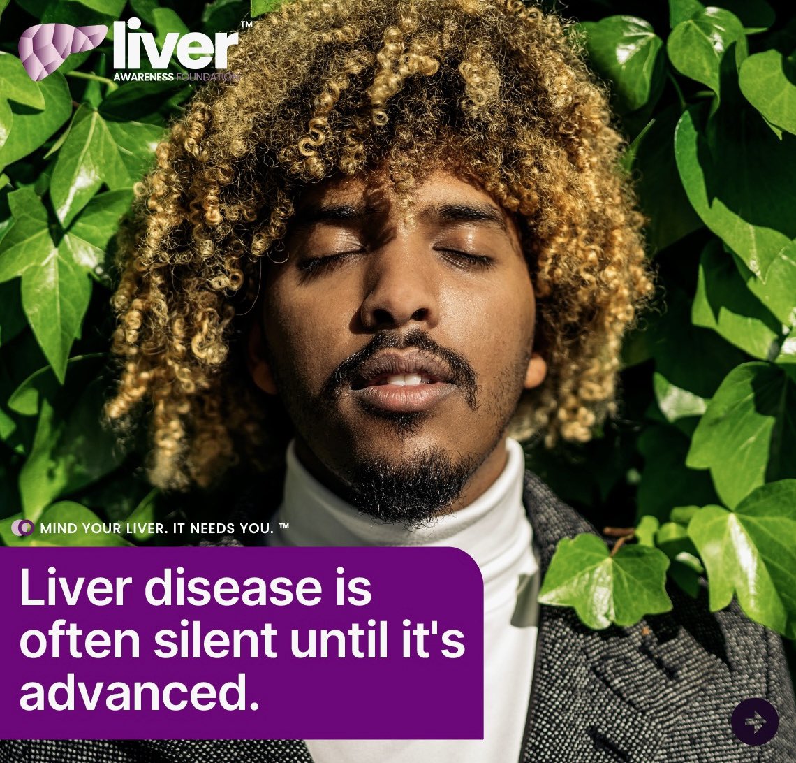 LiverAwareness's tweet image. Liver disease is silent.
You might feel fine while damage builds.
Don’t wait for symptoms. Protect your liver early.
Mind Your Liver. It Needs You.™
#LiverAwareness #SilentButSerious #GenZHealth #LiverHealth #PreventionMatters #LiverDisease #MindYourLiver