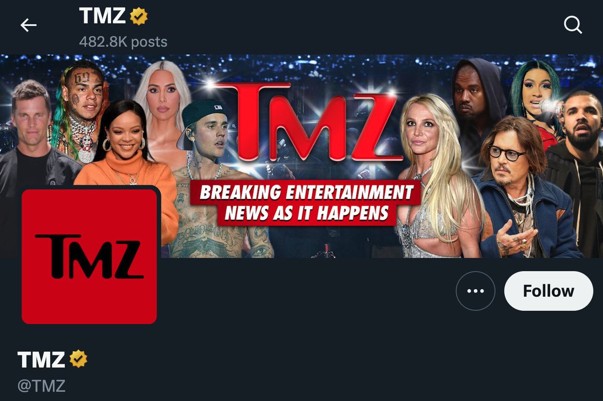 TJHitchings's tweet image. How does TMZ decide what celebrities are at the level of deserving to be in their twitter header