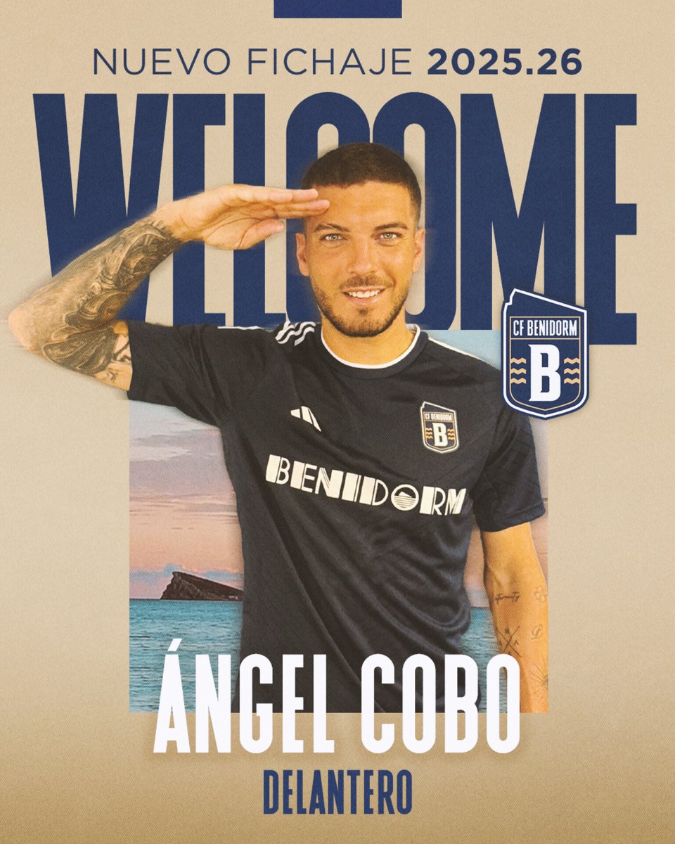 🆕 WELCOME! | 𝗡𝗨𝗘𝗩𝗢 𝗙𝗜𝗖𝗛𝗔𝗝𝗘 25.26 💙🌇

✔️ Ángel Cobo
· Posición: Delantero 
· Edad: 31 años
· Procedencia: CD Soneja (3ª RFEF)

#ILOVECFBENIDORM #AmuntBenidorm #VamosBenidorm