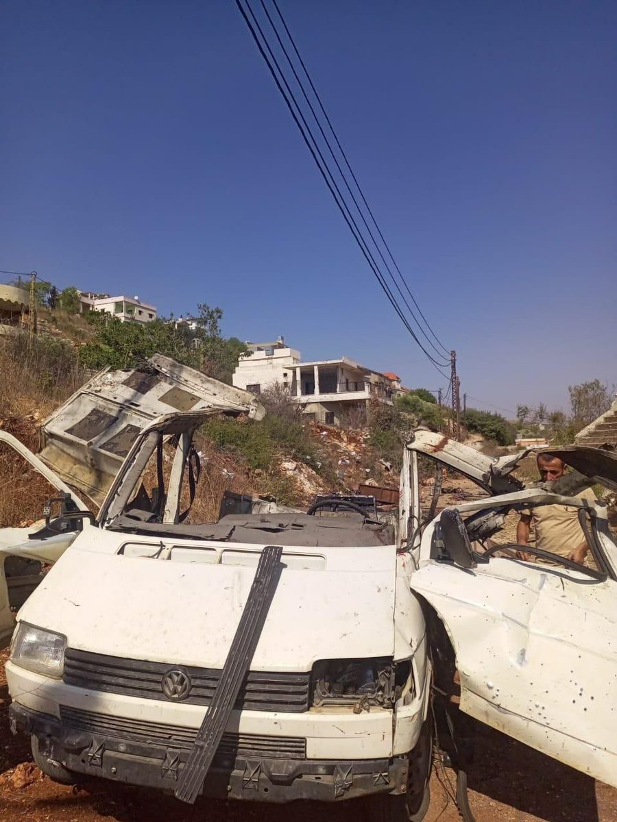 RamiRahamim's tweet image. Lebanese sources report that an Israeli drone strike targeted a commercial vehicle in Aita al-Shaab, southern Lebanon, resulting in the death of Hezbollah operative Mustafa Kharizi. The incident occurred during what is described as a "targeted thwarting" operation by Israeli…