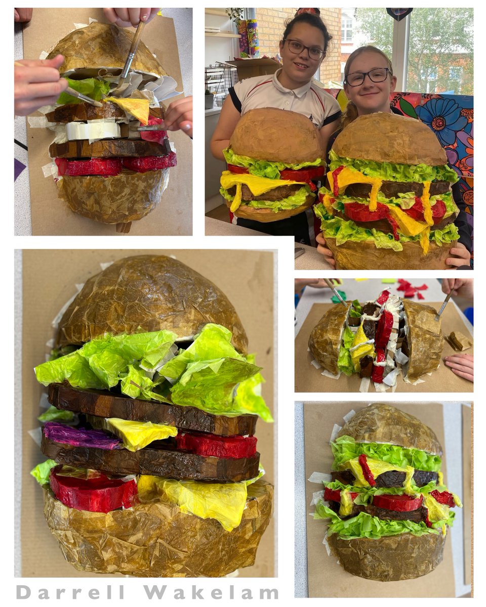 DarrellWakelam's tweet image. Giant Cardboard Burgers! 😮
Another memorable project from last term, and one I've just edited and filed away. Created by the Year 8 kids from the Taunton School in Somerset.
They look good enough to eat don't they. 😬 #TastesLikeCardboard
darrellwakelam.com