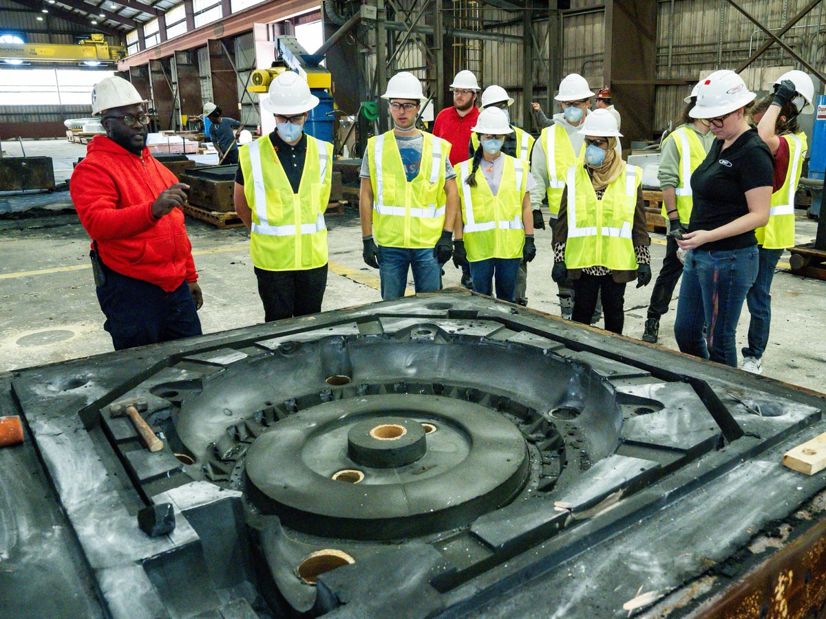 UFMSE's tweet image. To connect textbook learning with real-world applications, Professor Aroba Saleem, Ph.D., led her students on a tour of Townley Engineering & Manufacturing. Thanks to Townley for hosting students—and for the cast-iron Gator souvenirs!
🔗 bit.ly/44OoVhG
#UF #MSE