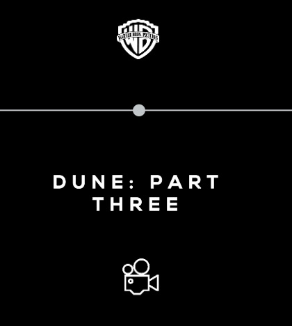 SecretsOfDune's tweet image. The IMAX Investor Presentation Slate for 2025-2027 calls Denis Villeneuve's third Dune film "DUNE: Part Three" which doubles down on the revealed title name recently.