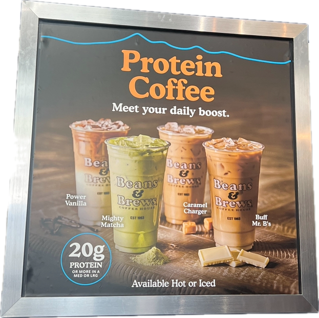 TrentMano's tweet image. have increased my matcha consumption since Beans and Brews introduced their protein option