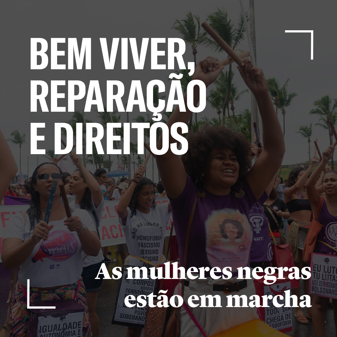 Open Society Brasil (@opensocietybr) on Twitter photo Julho é de mobilização e resistência. Criado pelo <a href="/odara_instituto/">Instituto Odara</a>, o Julho das Pretas é um potente marco na luta das mulheres negras por Bem Viver, reparação e justiça. Neste ano, ecoa o chamado para a 2ª Marcha Nacional de Mulheres Negras. Saiba mais bit.ly/44Q6xne Julho é de mobilização e resistência. Criado pelo <a href="/odara_instituto/">Instituto Odara</a>, o Julho das Pretas é um potente marco na luta das mulheres negras por Bem Viver, reparação e justiça. Neste ano, ecoa o chamado para a 2ª Marcha Nacional de Mulheres Negras. Saiba mais bit.ly/44Q6xne