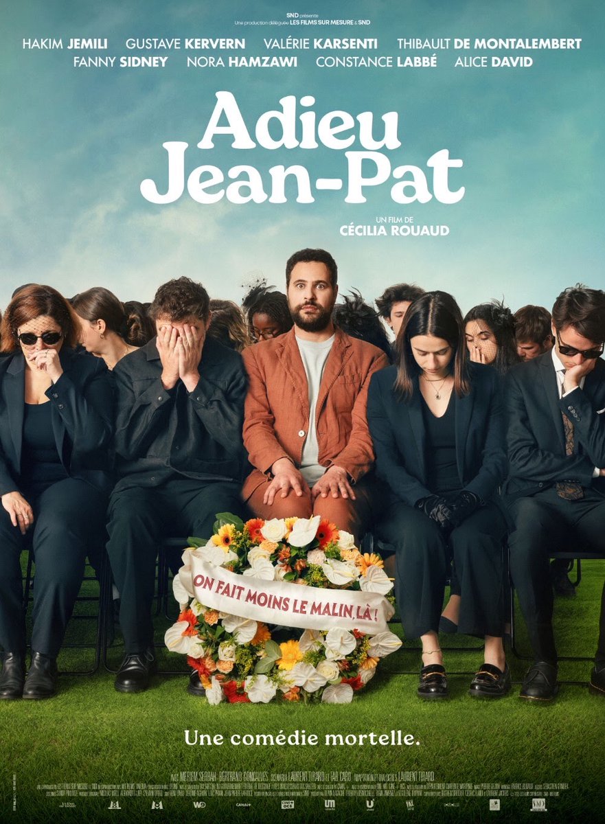 MitraEtemad's tweet image. Découvrez l'affiche du film Adieu Jean_Pat de Cécilia Rouaud, avec Hakim Jemili, Gustave Kervern, Valérie Karsenti.
Le film sera présenté le 27 août au festival du film francophone @FFAngouleme
Le 3 septembre au cinéma
#AdieuJeanPat
