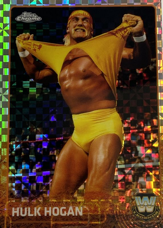 RIP Hulk Hogan.

I had the pleasure of writing so many Hogan cards during my time with <a href="/topps/">Topps</a>. He had polarizing elements to his life and character, but you cannot deny the effect he had on the pro wrestling world. He was truly an icon. 

#brother #RIPHogan