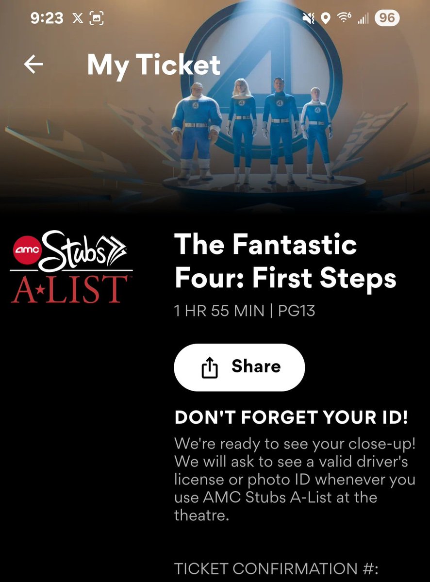 SMSgt_Zach's tweet image. Sets 2 and 🌳 have been secured and are joining me at the bar to pregame for #FantasticFour @AMCTheatres !
I was like a kid before Christmas last night and couldn't sleep. I was excited for the movie and the merch🤘🤘
“I herald his beginning. I herald your end. I herald…