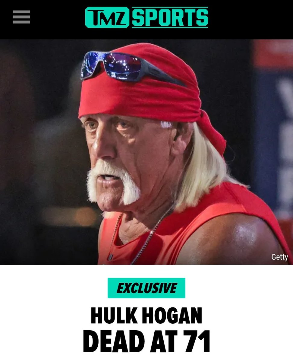 IanCopeland5's tweet image. Hey antivaxers, can you guys not allege that @HulkHogan died from complications of the vaccine?
You do this with every celebrity death.
Let the man R.I.P...