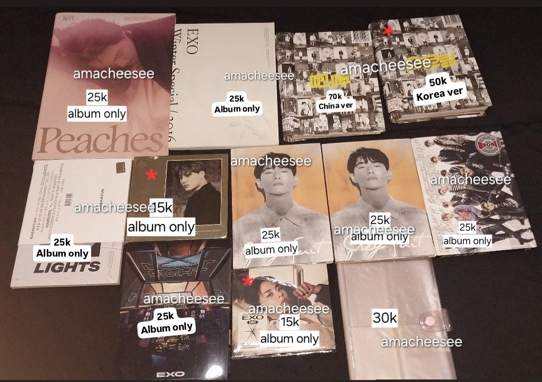 amacheesee's tweet photo. WTS AAB EXO

🏠 Tangsel
Freebies
Include admin shopee
Packing❌️

T. Exo album blackpink photocard merch wts https://t.co/kggM4lHYtO