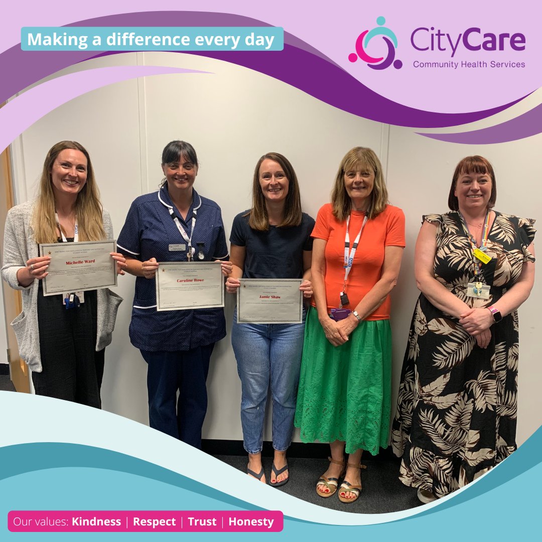 Shining a light on our STARs!🌟
Student nurses from the University of Nottingham have honoured Nottingham CityCare’s Practice Supervisors and Assessors with heartfelt nominations for the new STAR Awards.👏
Read about the winners here: nottinghamcitycare.nhs.uk/about-us/our-n…
#WeAreCityCare