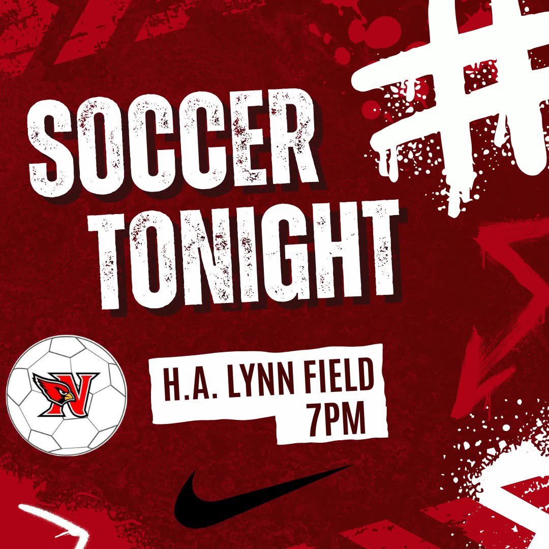 Soccer tonight at H.A. Lynn Field! #RollCards
