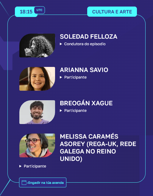Depucoruna's tweet image. 🎨 Como non iamos falar de cultura e arte⁉️
👥 Na penúltima mesa contaremos con Arianna Savio, Breogán Xague e Melissa Caramés Asorey!
Se aínda non entraches, a que agardas 🔗 youtube.com/watch?v=EWFErH…