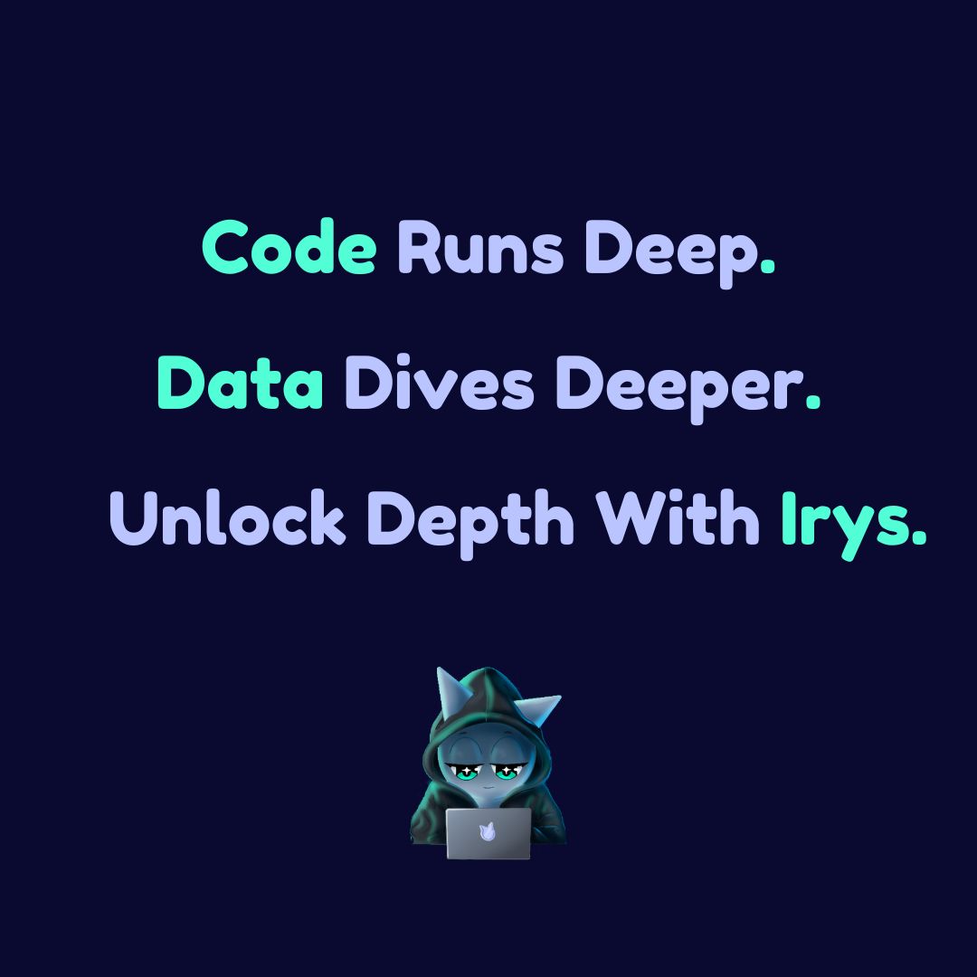 Code runs deep.

Data dives deeper.

<a href="/irys_xyz/">Irys (✧ᴗ✧)</a> unlocks what others can’t.