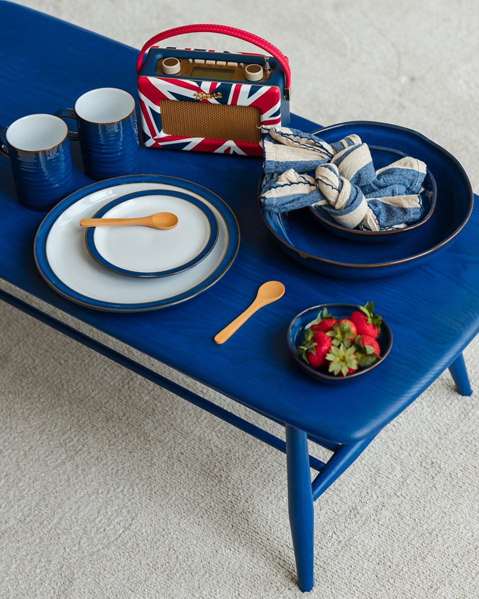 To celebrate 35 years of our Imperial Blue collection, we've partnered with ercol &amp; Roberts Radio. 

We are thrilled to be partnering with them to bring you styling tips &amp; the chance to win a bundle of these great British classics: bit.ly/458ItfP