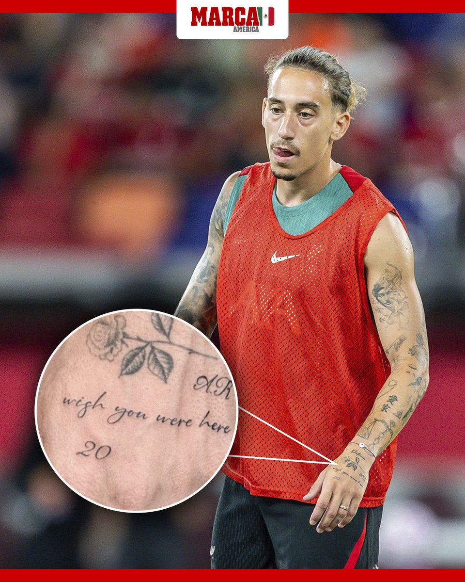 💬 “Wish you were here…”
Kostas Tsimikas decidió llevar en la piel el recuerdo de Diogo Jota 🖤⚽️

#kostastsimikas #diogojota #liverpoolfc #futbol #youllneverwalkalone #premierleague #ynwa #liverpool #marcamexico #marcaamerica