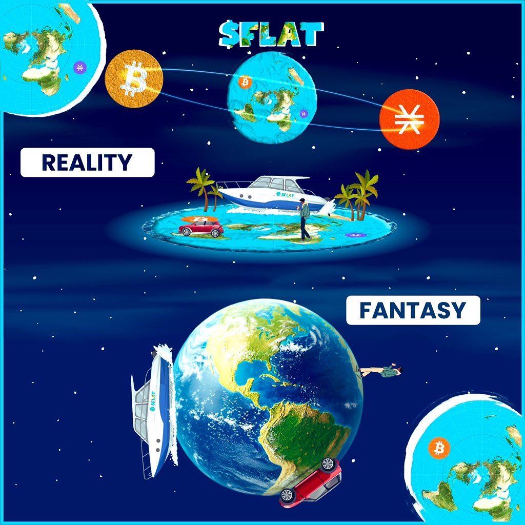 oak_crypt's tweet image. Are you one of those who follow reality or fantasy?
Choose wisely!
Earth is $FLAT that is the reality!
Join the community @FlatEarthDev and grab some $FLAT
Let’s spread the gospel together 💯