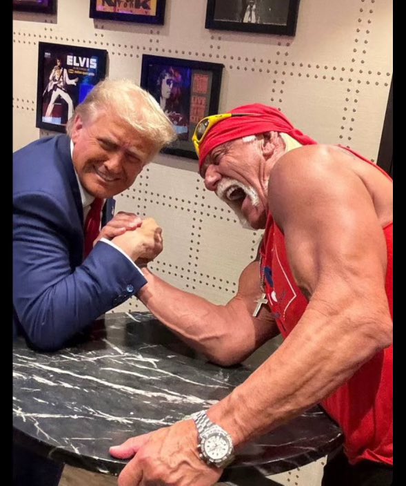 Speaker Mike Johnson (@speakerjohnson) on Twitter photo We all have fond memories of <a href="/HulkHogan/">Hulk Hogan</a>. From my childhood in the ‘80s, to campaigning with him last year, I always saw him as a giant in stature and in life. May he rest in peace. We all have fond memories of <a href="/HulkHogan/">Hulk Hogan</a>. From my childhood in the ‘80s, to campaigning with him last year, I always saw him as a giant in stature and in life. May he rest in peace.