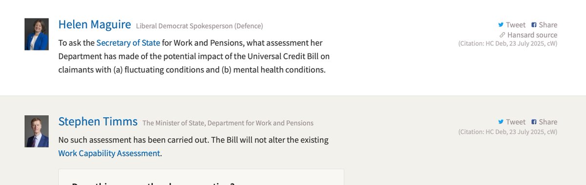 Shrink_at_Large's tweet photo. Ministers keep trying to wriggle out of the 'fluctuating conditons' question because folk aren't asking quite specifically enough. Please, please always mention the Severe Condition Criteria cos it is this that 8 out of 9 new claimants are discriminated against cos fluctuating. https://t.co/NdUzl9ti3F