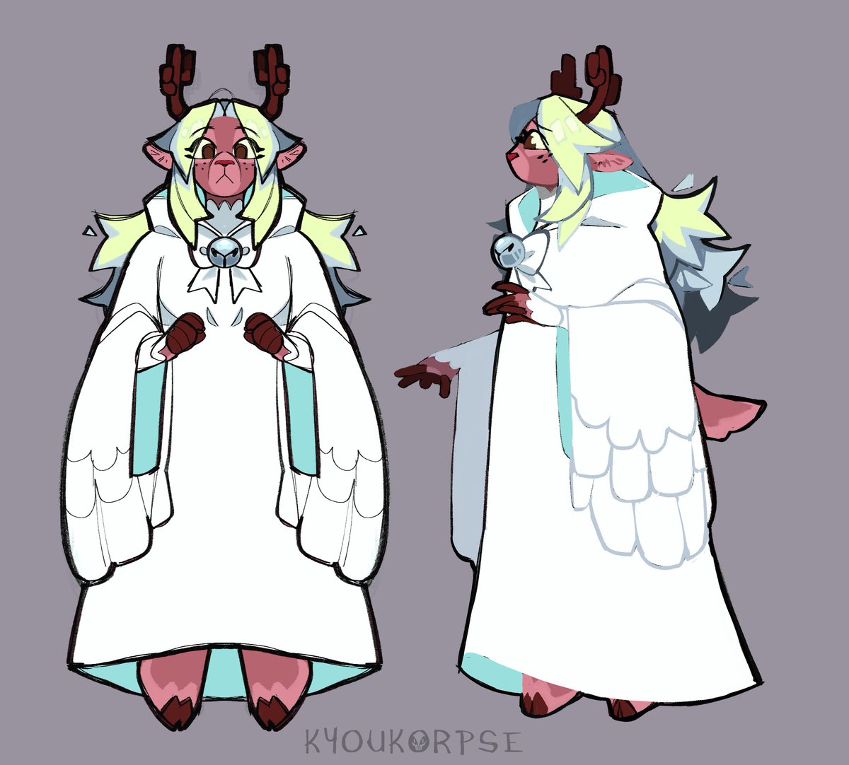 kyoukorpse_'s tweet image. darkworld noelleeeee #deltarune #deltarunefanart